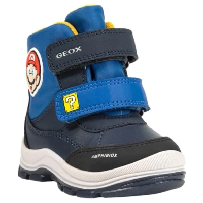 Imagen de Geox Super Mario BROS. BOY ABX Botines para niños, Talla: 22, Navy/royal Zapatos