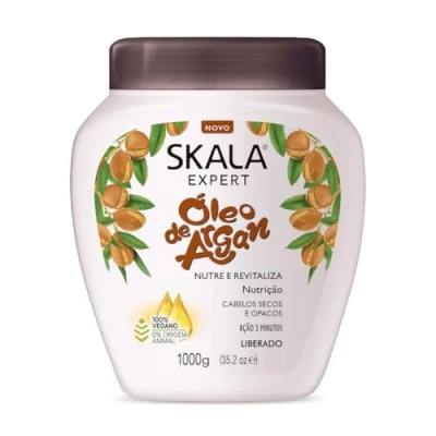 Imagen de SKALA Crema ACONDICIONADORA OLEO ARGAN 1000ML, Negro, Estandar