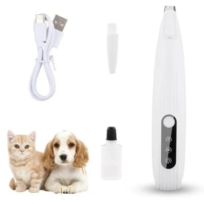 Imagen de Maquina Cortar Pelo Perros, Beihre Cortapelos para Perros con Luz LED Silencioso Gatos