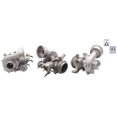 Imagen de ELSTOCK 91 2459 Turbocompresor de gases escape, Actuador controlado neumáticamente (accionador) con juntas MERCEDES BENZ: Clase B