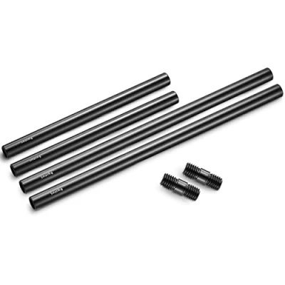 Imagen de SMALLRIG Paquete de 15mm Rods, Barras Aluminio(8 Pulgada y 12 Pulgada) Rod Conectores 1659
