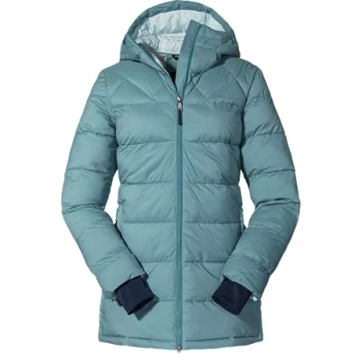 Imagen de Schöffel Insulated Boston L Parka Impermeable, Resistente al Viento, Abrigo de Invierno Funcional y Elegante, Mujeres, Tormenta la Nube, 40