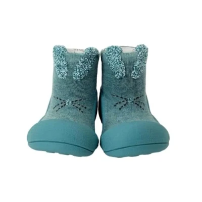 Imagen de Attipas Rabbit Mint Calzado Respetuoso Conejito Verde con algodón Certificado Oeko Tex Muy Recomendado para guarderias Gateo y Primeros Pasos 20