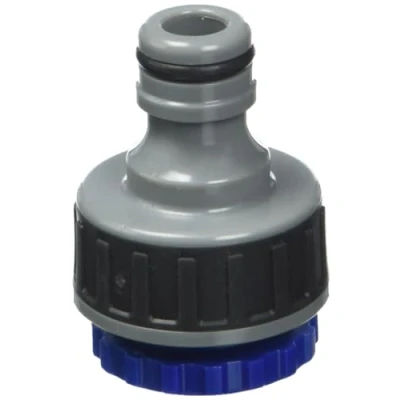Imagen de TATAY Racor de Grifo Hembra 3/4 pulgadas 1/2 Premium, Conector Universal, Protección Solar, Fácil Instalación, Gris Negro