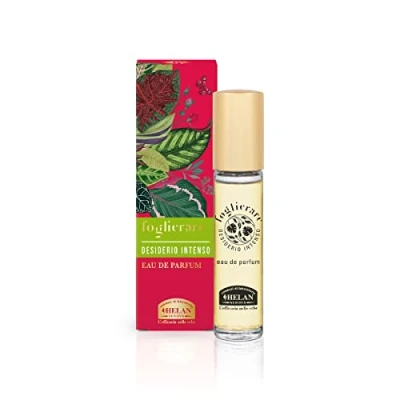 Imagen de Helan, Foglierare, Desiderio Intenso Perfume Mujer Fragancia Gourmand, Eau de Parfum Oriental con Notas Melocotón, Flores Iris y Pachuli, Vainilla Ámbar Perfumes Exóticos, 10 ml