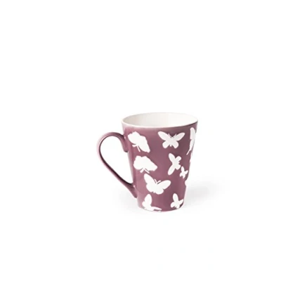 Imagen de Excelsa Taza Enjoy de Porcelana, Verde, 10 x 8,5 cm, Color Morado