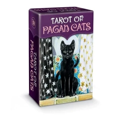 Imagen de Lo Sacarabeo Mini Tarot of Pagan Cats.