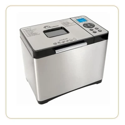 Imagen de LITTLE BALANCE 8398 Easy Bread, panificadora, baquetas, 19 programas, sin gluten, inicio diferido, 650 W, todo acero inoxidable