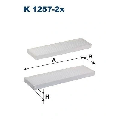 Imagen de FILTRON K 1257 2x Filtro de habitáculo partículas 288 80 18 HYUNDAI: i20 I Hatchback, II Hatchback