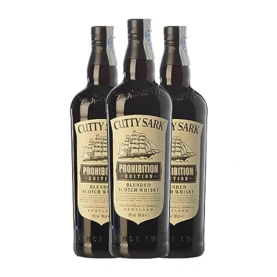 Imagen de Whisky Blended Cutty Sark Prohibition 70 cl (Caja de 3 Botellas cl)