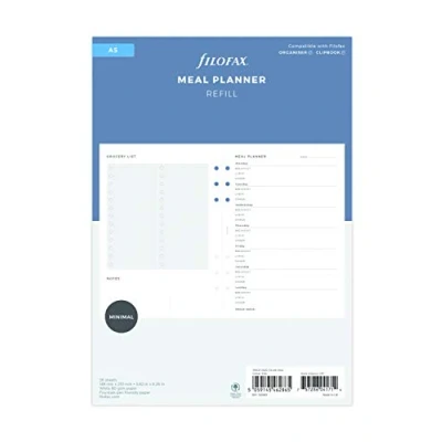Imagen de Planificador de comidas minimalista A5