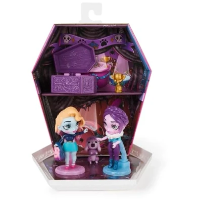 Imagen de Zombaes Forever, Wild Vibes Deluxe Rest in Show Muñecas Zombie y Accesorios, 2 Personajes de 8,9 cm, Animales Mucho más, Juguetes para niñas