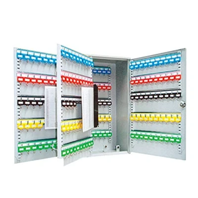 Imagen de Arregui PL300 Armario de Llaves con Ganchos Regulables en Altura 300 Caja Seguridad Acero para Llaveros Incluidos Fácil Instalación Pared 55x38x20,5 cm Gris