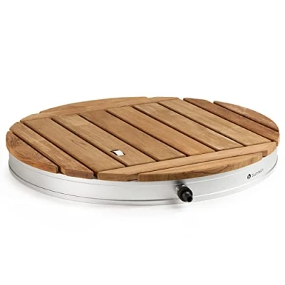 Imagen de blumfeldt Kit de Ducha Exterior Portatil, Duchas Jardín, Chorro Agua Fijo 4 m Altura y Aluminio Resistente al Agua, a los Rayos UV Las Heladas, para Camping Piscina