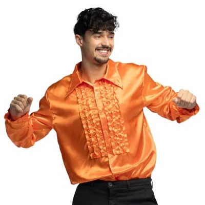 Imagen de Boland Disco Party Camisa, Color Naranja, XL (Ciao SRL BOL2118)