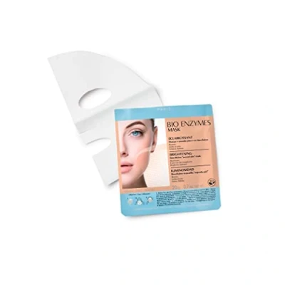 Imagen de TALIKA Bio Enzymes Máscara Blanqueadora De Biocelulosa Para Una Tez Apagada Y Con Manchas Oscuras Efecto Segunda Piel, Multicolor, Coco
