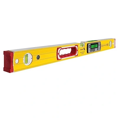 Imagen de STABILA TECH 196 DL Nivel de burbuja digital (81 cm, resistente al agua y polvo, IP67, 2 pantallas digitales, sin calibración, con bolsa)