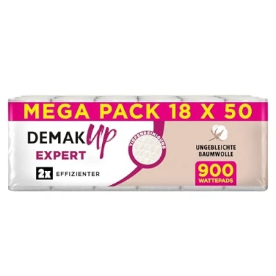 Imagen de Demak`Up Experto almohadillas de algodón oval, 18er Pack (18 x 50 piezas)