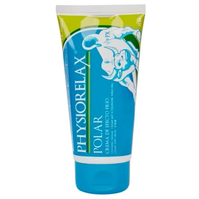 Imagen de Physiorelax Polar, Crema Apta para masaje, Efecto Frío, Con sensación Refrescante y Relajante, Contribuye al Descanso tras la Actividad Física Cotidiana, Ingredientes Naturales 75 ml