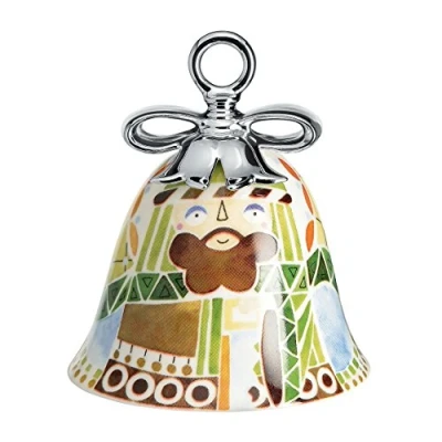 Imagen de Alessi MW40 3 Porcelana decorativa navideña, multicolor, 7,2 x 8,5 cm