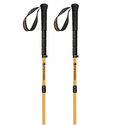 Imagen de Ferrino Stick Zion 3 Sections CM.110 (Pair) Bastón telescópico, Adultos Unisex, Multicolor (Multicolor), Talla Única
