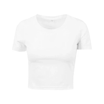 Imagen de Build Your Brand By042 ladies Cropped tee Camiseta, Mujer, Blanco, S