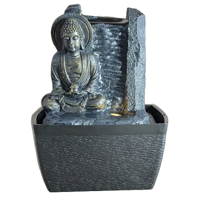 Imagen de Zen Light Fontaine FengShui Sérénité, Marrón, 13 x 12 18 cm