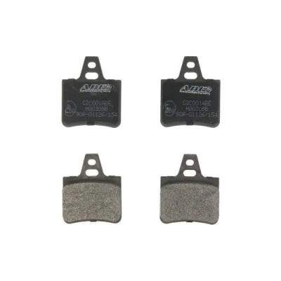 Imagen de ABE C2C001ABE Juego de pastillas freno Eje trasero no preparado para indicador desgaste CITROËN: Xantia Hatchback, Familiar