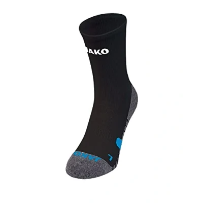 Imagen de JAKO Calcetines de entrenamiento unisex, color gris, talla 5 (43 46), Unisex adulto, Calcetines, 3911, Negro, 42 46