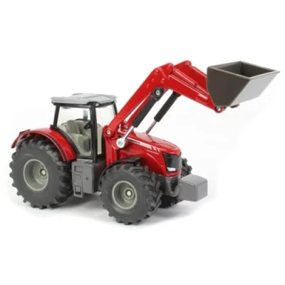 Imagen de Siku 1985 Farmer Massey Ferguson with Front Loader, Red