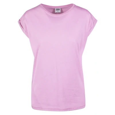 Imagen de Urban Classics Extended Shoulder Camiseta básica, Mujer, Talla: XS, Coolpink