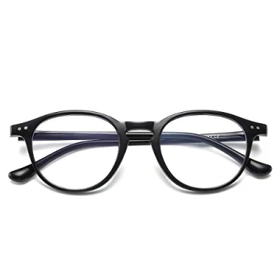 Imagen de Dollger Gafas con Filtro de Luz Azul Bloqueo para Ordenador Anti la Fatiga Ocular Retro Redondo Marco Hombre Mujer Negro