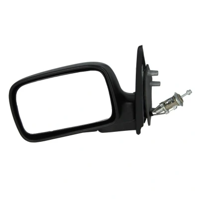 Imagen de Espejo retrovisor Tyc 332 0004 izquierda negro Ajuste por cable, plano