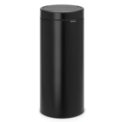 Imagen de Brabantia Touch Bin Cubo de basura, 30 Litros, negro mate