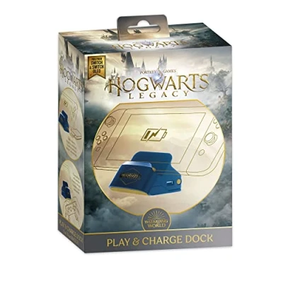 Imagen de Harry Potter Switch 2 en 1 Base y Stand soporte de carga + Conexión TV Hogwarts Legacy
