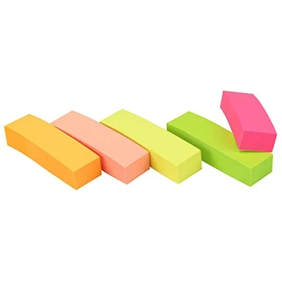Imagen de Bloc notas reposicionable neón 5 x 100 hojas 50 15 mm