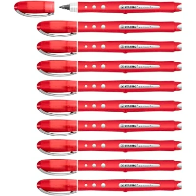 Imagen de Roller STABILO worker + colorful Caja con 10 unidades color rojo