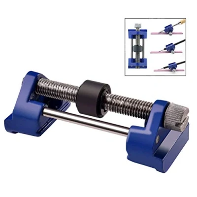 Imagen de iwobi Guía de Afilado para Cinceles y Planos, Formones Rápido, Cuchillos Cincel, Guia Metal Herramientas Afilar