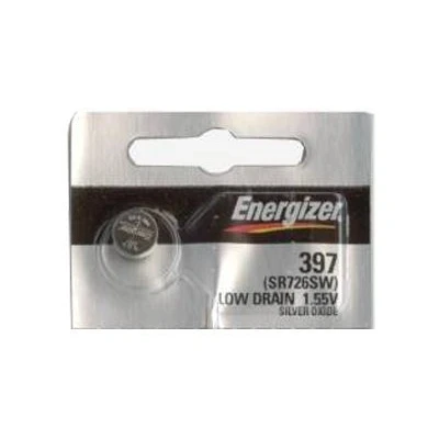 Imagen de 2 piezas Energizer 397 SR726SW Sr 726 W óxido de plata a batería