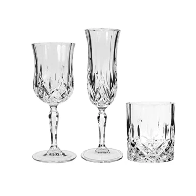 Imagen de RCR Opera Servicio de 12 copas (6 vino cl23 y 6 flauta cl13) + vasos agua 30 cl