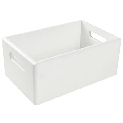 Imagen de Creative DECO Grande Caja Madera Decorativa Almacenaje Blanca 30 x 20 13 cm (+/ 1cm) Asas Cesta Cajón Baúl Cofre Multiusos Decoupage Decorar Fruta Documentos Juguetes Herramientas