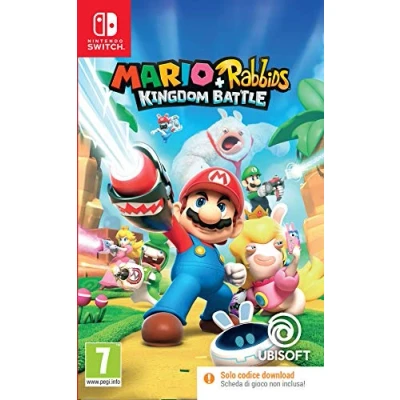 Imagen de Mario + Rabbids Kingdom Battle Code in Box Switch Nintendo [Importación italiana]