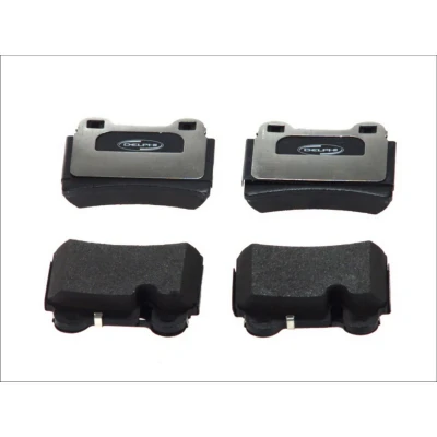 Imagen de DELPHI LP2061 Juego de pastillas freno preparado para indicador desgaste Chapa antichirridos sin accesorios VOLKSWAGEN: Touareg I