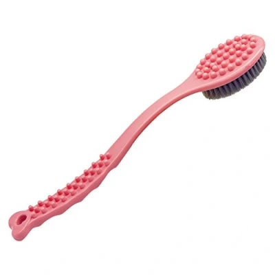 Imagen de QiCheng&amp;LYS Cepillos de Cuerpo Esponja Bano Espalda, Suave y Cómodo, Cepillo Espalda Ducha Largo (Rosa)