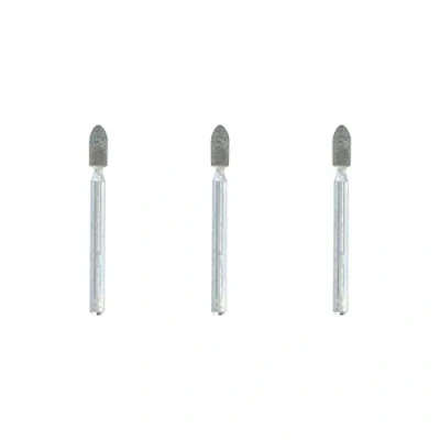 Imagen de Dremel 83322 Piedras de amolar carburo silicio, 3 accesorios para herramientas rotativas amolar, afilar y grabar en piedra, vidrio metales no ferrosos