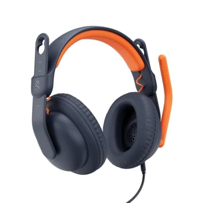 Imagen de Logitech Auriculares con Cable Zone Learn para Estudiantes Over Ear, Azul