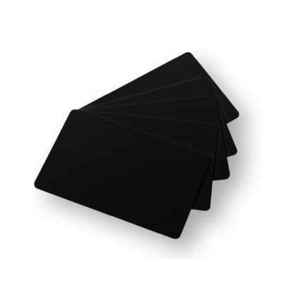 Imagen de Evolis Tarjetas de pvc u 30 milésimas pulgada color negro mate 86 x 54 mm 500 tarjeta (s), c8001
