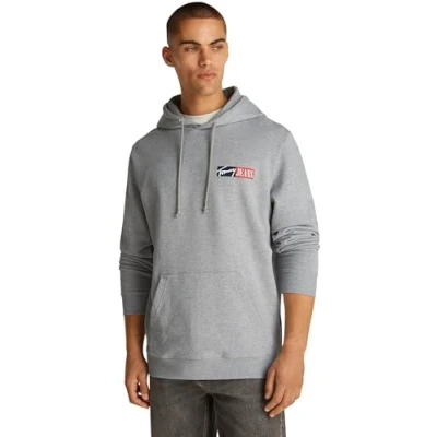 Imagen de Tommy Jeans Entry Graphic Hoodie Sudadera, Hombre, Talla: 52, Grey