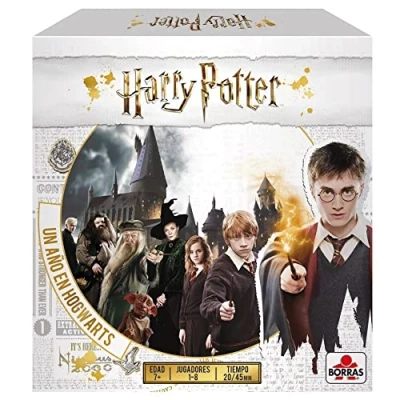 Imagen de Borras Juego de Mesa Harry Potter un Año en Hogwarts. 4 Modos Distintos. Recomendado para Fans la Saga y a Partir 7 años (18357)