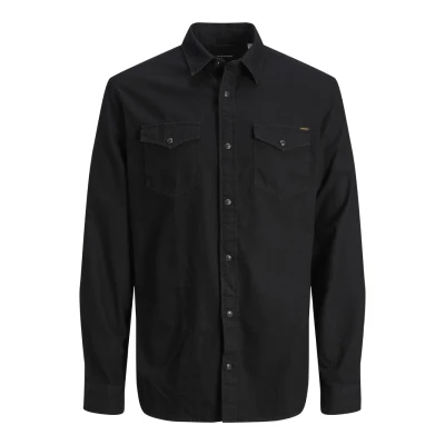 Imagen de Jack &amp; Jones Jjesheridan L S NOOS Camisa, Hombre, Talla: XL, Black denim